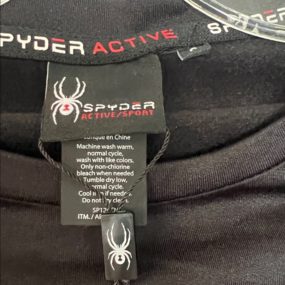 Spyder Black Long Sleeve Women's Top - Picture 3 of 4